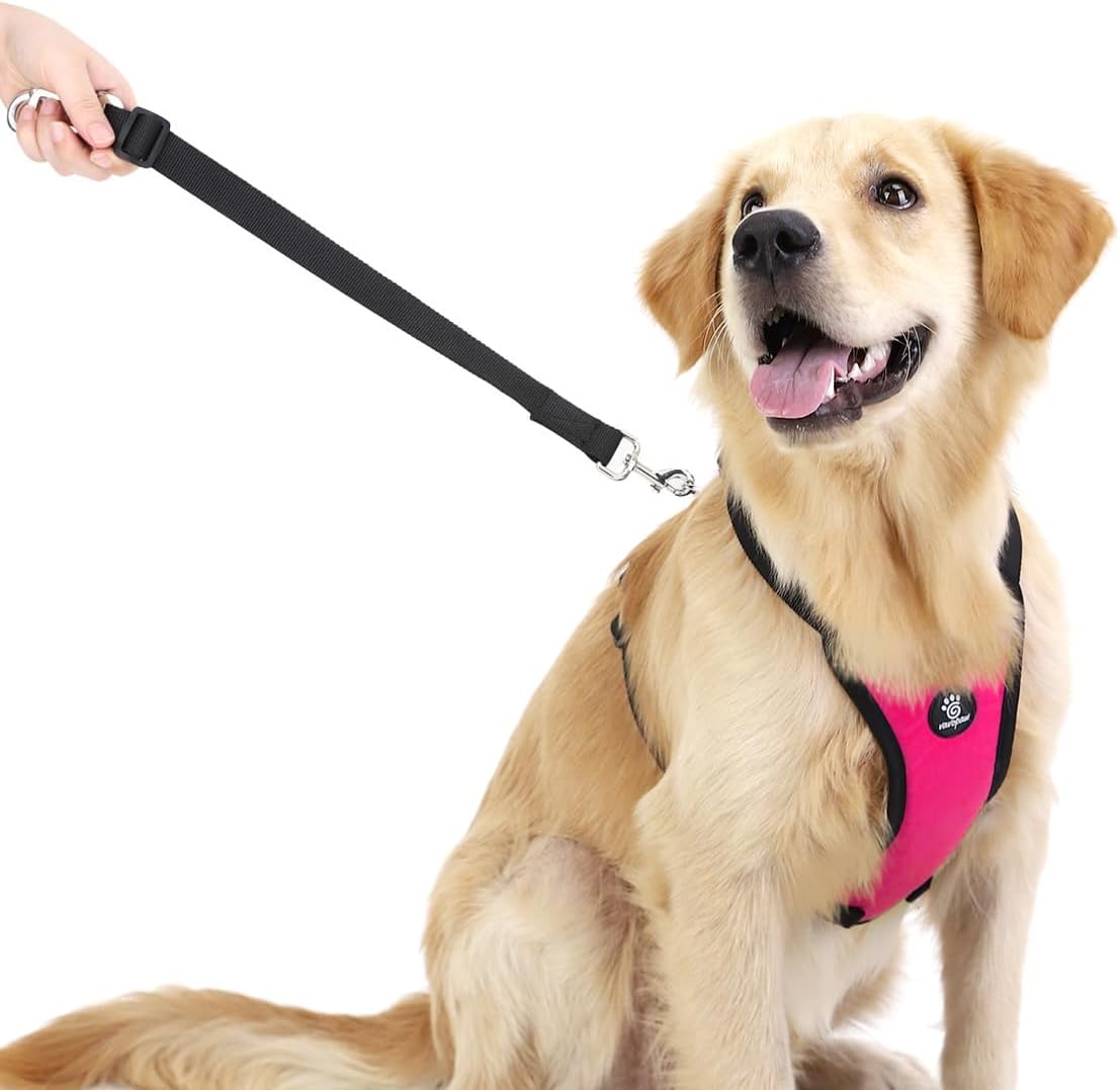 Dog Seat Belt, Safety Vest Dog Car Harness with Adjustable Buckle Dog Seat Belt for Vehicle Nylon