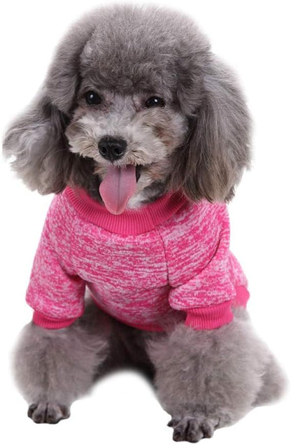 Jecikelon Dog Clothes Dogs Sweater Soft Puppies Clothing Winter Puppy Sweaters Warm Outfit for Dogs
