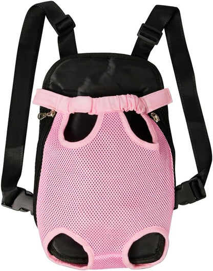 FEimaX Dog Carrier Backpack Pet Legs Out Front Cat Travel Bag, Adjustable Puppy Backpacks Carriers