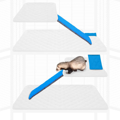 Paw Inspired® Fleece Liners for Ferret Nation, Critter Nation * Cage Ramp for Ferrets, Rats