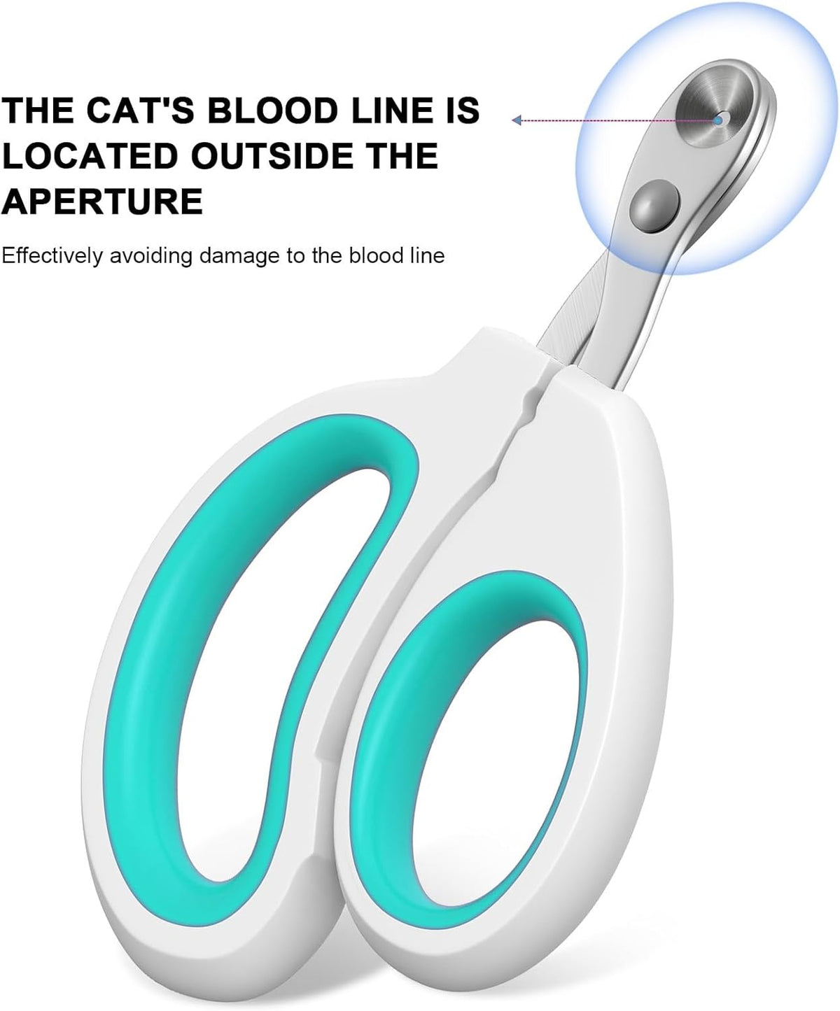 Cat Specific Nail Clipper, Avoiding Excessive Cutting, Suitable for Beginners. It Can Also be Used