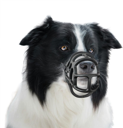 Basket Muzzle Allows Panting Drinking - Anti Biting Chewing, Sturdy Lightweight, Suitable for