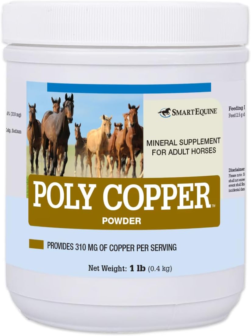 Uckele by SmartEquine Poly Copper | Equine Horse Coat Supplements for Skin | Vitamins & Minerals