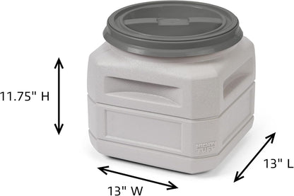 Mighty Tuff Airtight Dog Food Storage Container – 6 Gal, up to 24 lb Capacity – Cat and Dog Food
