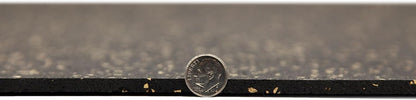 Flooring Inc's 1/4" Thick Tough Rubber Flooring Roll | Flexible Recycled Rubber Floor Mats for Home