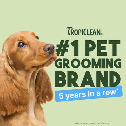 TropiClean Hypoallergenic Dog Wipes for Paws and Bottom | Fragrance Free Dog Grooming Wipes | Safe