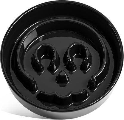 LE TAUCI Dog Bowls Slow Feeder Ceramic, 1.5 Cups Slow Feeding Dog Bowl Small Medium Breed, Puppy