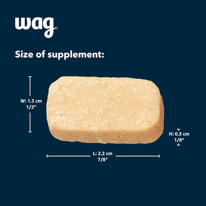 Amazon Brand - Wag Probiotic Supplement Daily Chews for Dogs, Supports Digestion and Gut Health