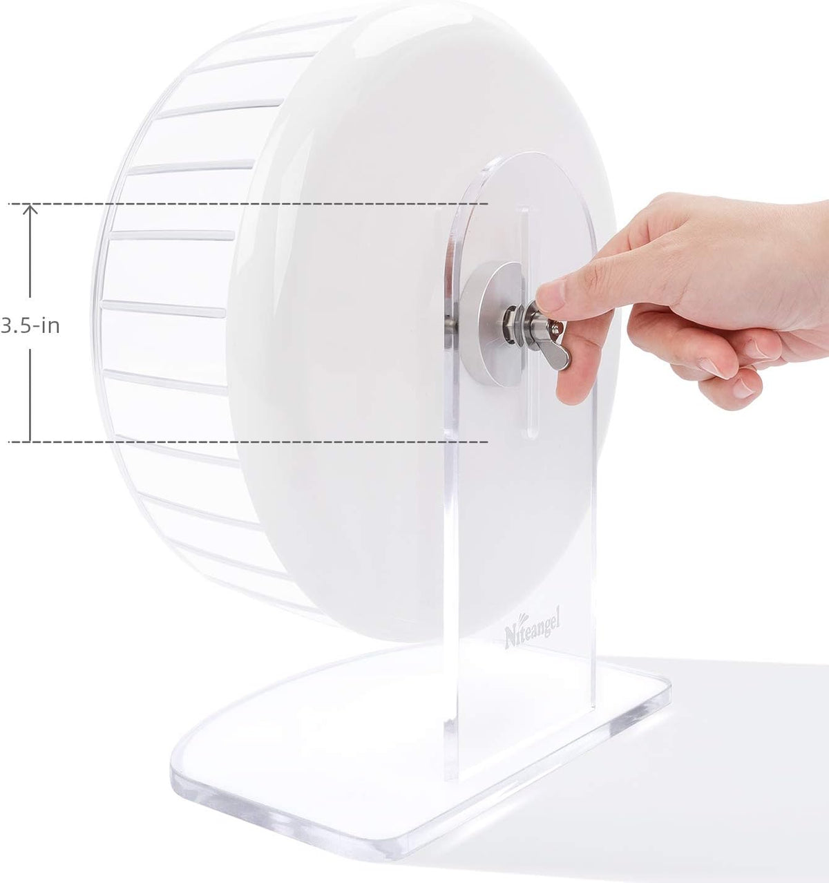 Niteangel Super-Silent Hamster Exercise Wheels: - Quiet Spinner Hamster Running Wheels with