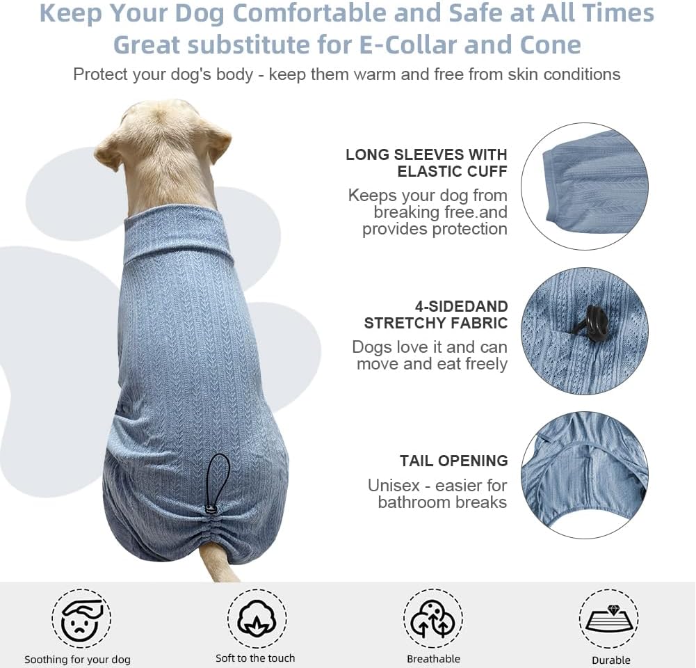 Dog Pyjamas Sweater Clothing and Loungewear Suitable for Medium to Large Breeds of Dogs, Dog