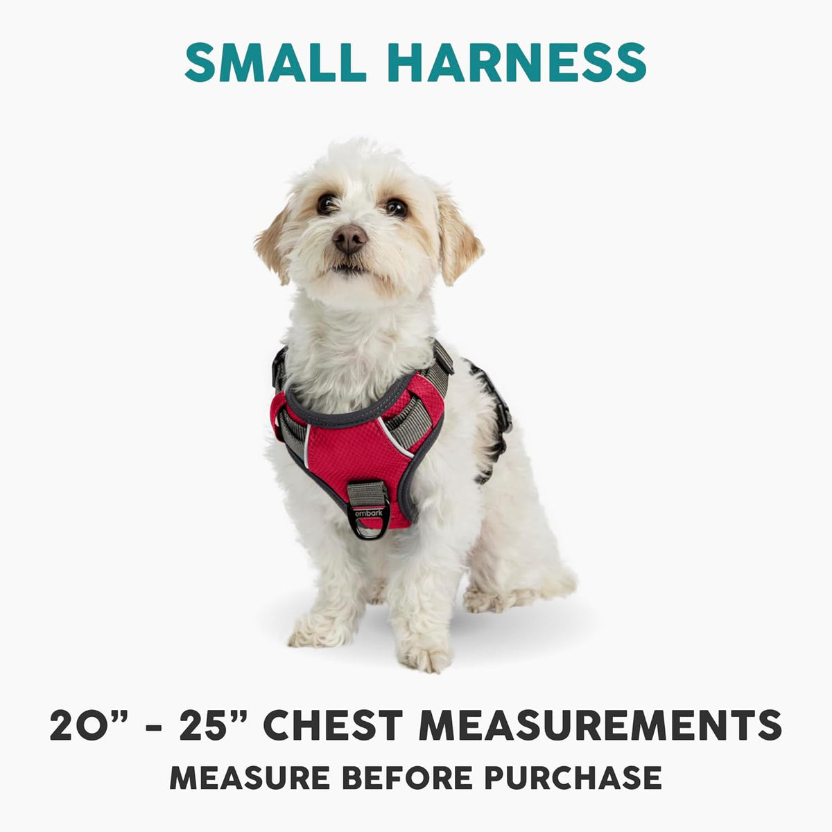 Embark Adventure Dog Harness, Reflective Trim No Pull Dog Harnesses for Small Sized Dogs - Military