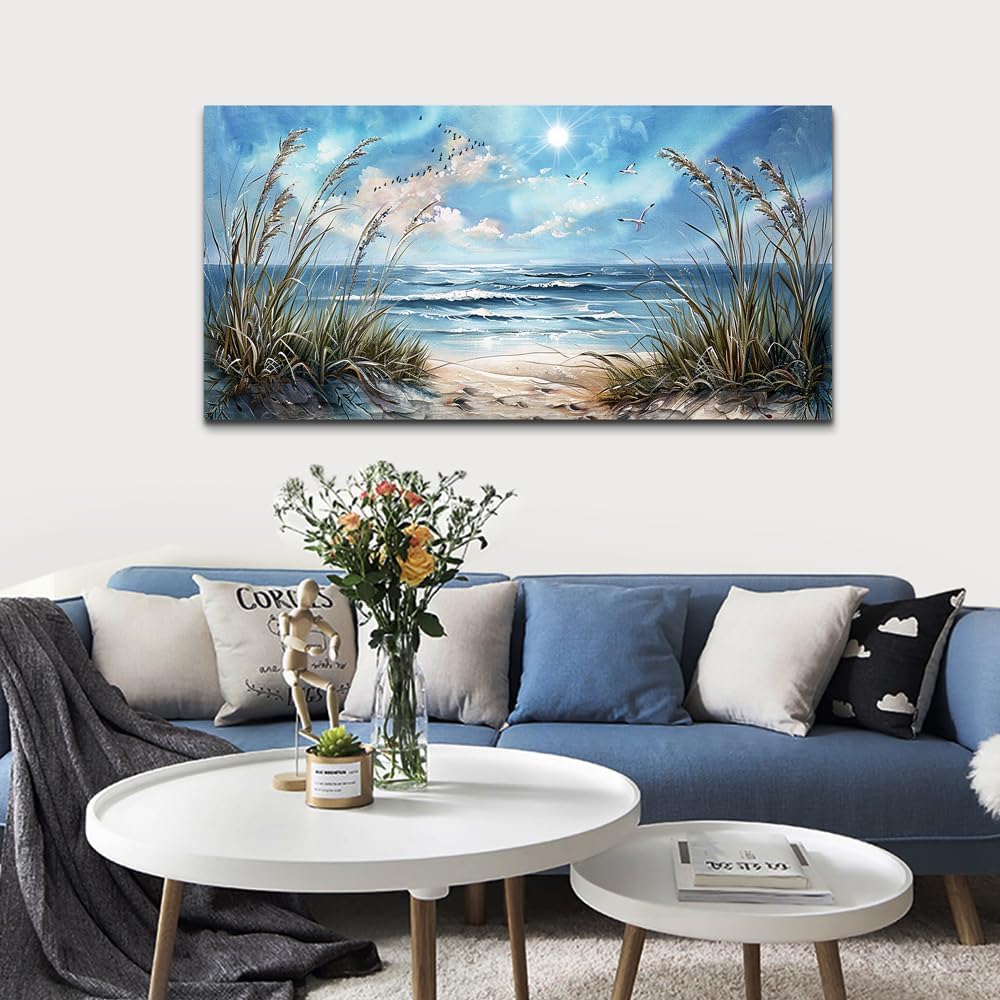 hyidecorart Wall Art For Living Room Wall Decor For Bedroom Bathroom Decoration Sunshine Ocean