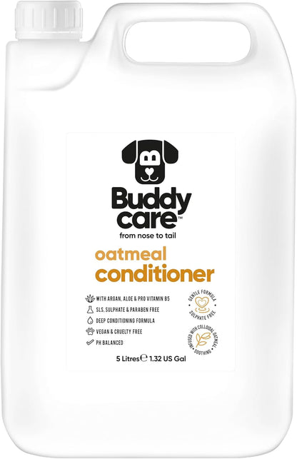 Oatmeal Dog Conditioner (169.07oz) Made with Aloe Vera, Argan Oil & Pro Vitamin B5 to Detangle
