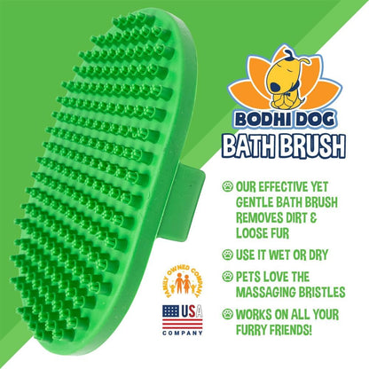 Bodhi Dog Shampoo Brush - Pet Grooming & Bath Supplies for Dogs and Cats - Bath Brush for Long &