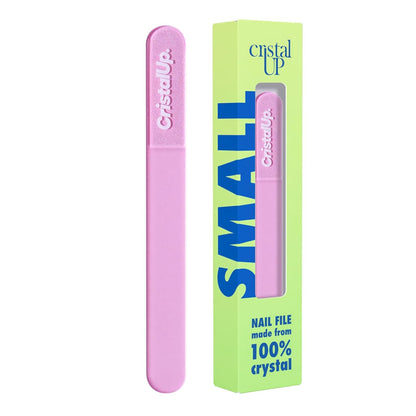 Crystal Nail File 3 in, Glass File Ideal for Purse, Durable, Safe and Gentle on Nails, Perfect for