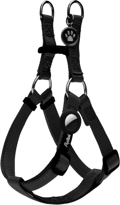 PUPTECK No Pull Dog Harness Soft Adjustable Basic Nylon Step in Puppy Vest Outdoor Walking with ID
