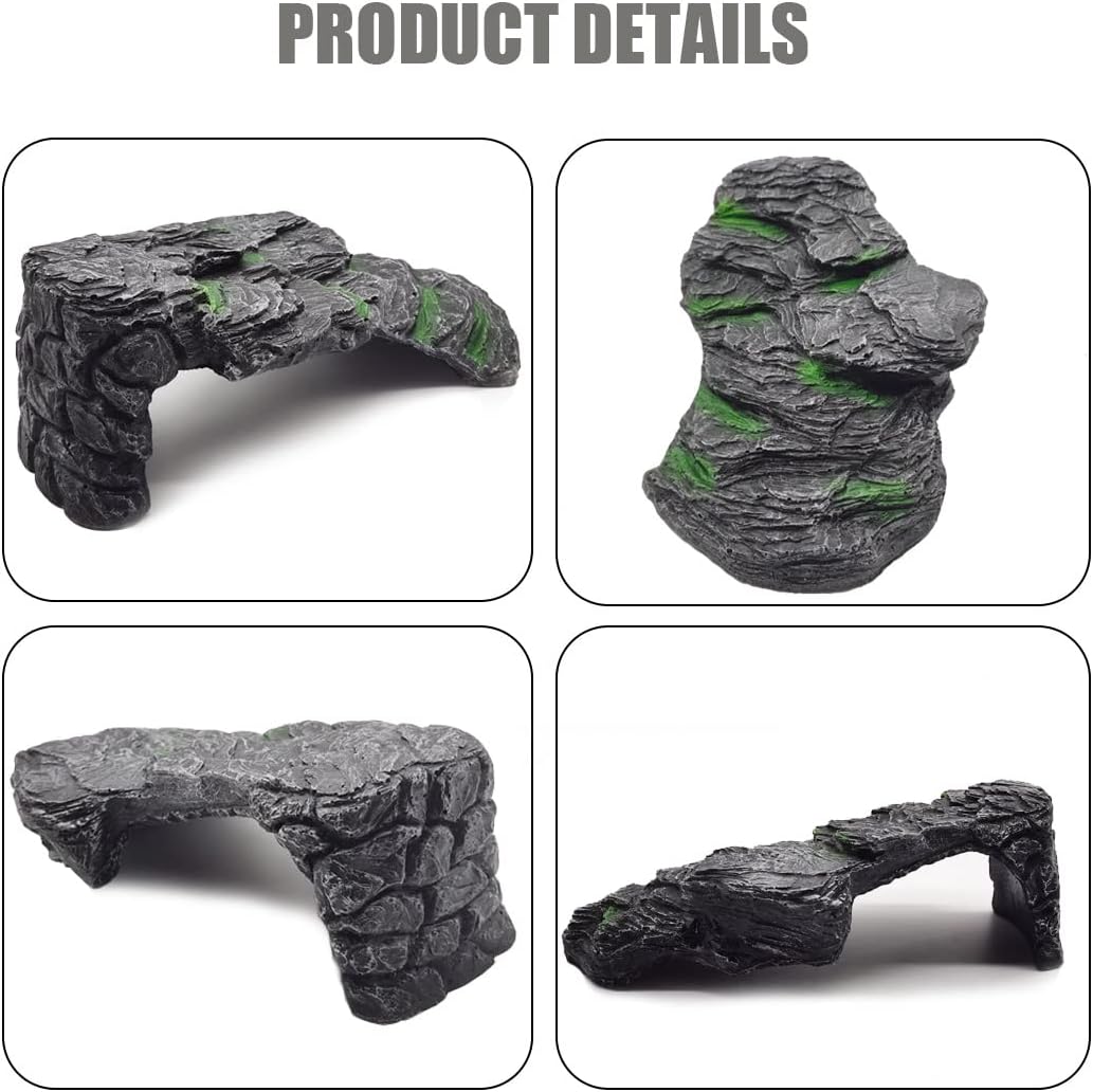 Turtle Basking Platform Large Tortoise Dock Resting Rock Turtle Climbing Ramp Shale Step Ledge