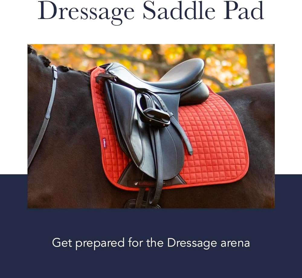 LeMieux Suede Dressage Square - English Saddle Pads for Horses - Equestrian Riding Equipment and
