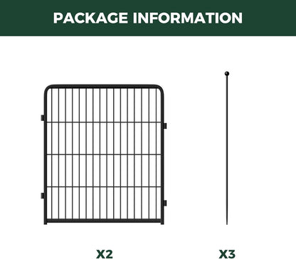 FXW Rollick Unleashed Dog Playpen for Indoor, Yard, RV Camping, 32 inch 2 Panels for Small and