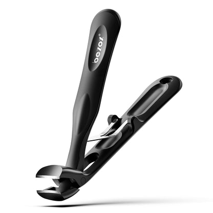BEZOX Angled Toenail Clippers for Thick Toenails – Long Handle Toe Nail Clippers for Thick Nails
