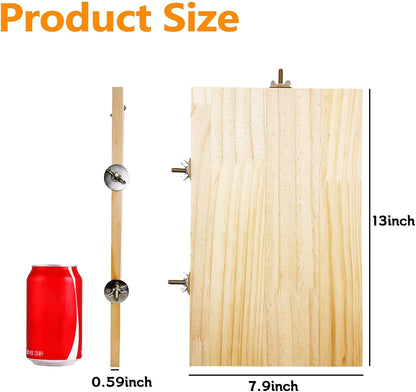 Chinchilla Wooden Platform Ledge 13 × 8 ’’ Bird Perch Stand Shelf 2PCS Large Platform for Ferret