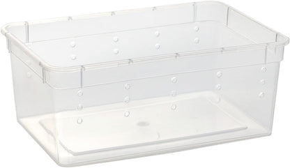 OMEM Portable Reptile Terrarium Habitat for Mini Pet Houses Breathable Holes Stackable Container