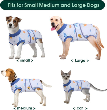 Kuoser Recovery Suit for Dogs Cats After Surgery, Professional Pet Recovery Shirt Dog Abdominal
