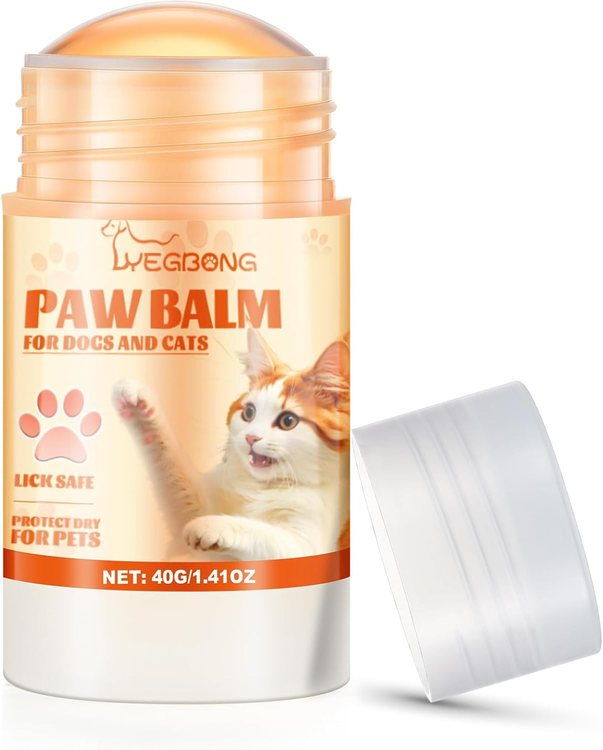 Cat Paw Butter 1.4 oz Balm for Cats Dogs Dry Noses and Cracked Paws Dog Cat Soother Balm Natural