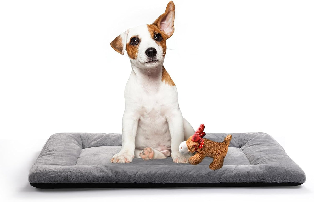 Dog Beds Crate Pad for Medium Dogs Fit Metal Dog Kennel,Ultra Soft Puppy Bed Washable & Anti-Slip