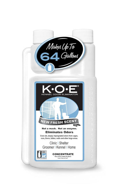 Odorcide K.O.E Kennel Odor Eliminator Concentrate – For Cages, Runs & More – For Home & Kennel