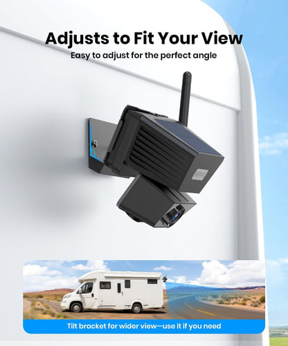 AUTO-VOX Wireless Backup Camera Solar Magnetic: 1-Min DIY Install, 5" 1080P Hd Dual Channel