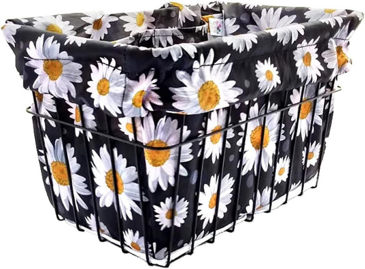 Cruiser Candy Bike Basket Liner Waterproof, Universal Fit for Most Bike Baskets, Stylish 2in1Tote