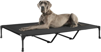 Veehoo Outdoor Elevated Dog Cot Bed, Cooling Raised Pet Bed for XX-Large Dog, Washable Breathable