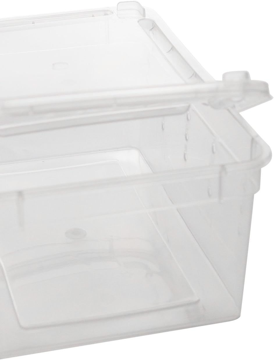 OMEM Portable Reptile Terrarium Habitat for Mini Pet Houses Breathable Holes Stackable Container