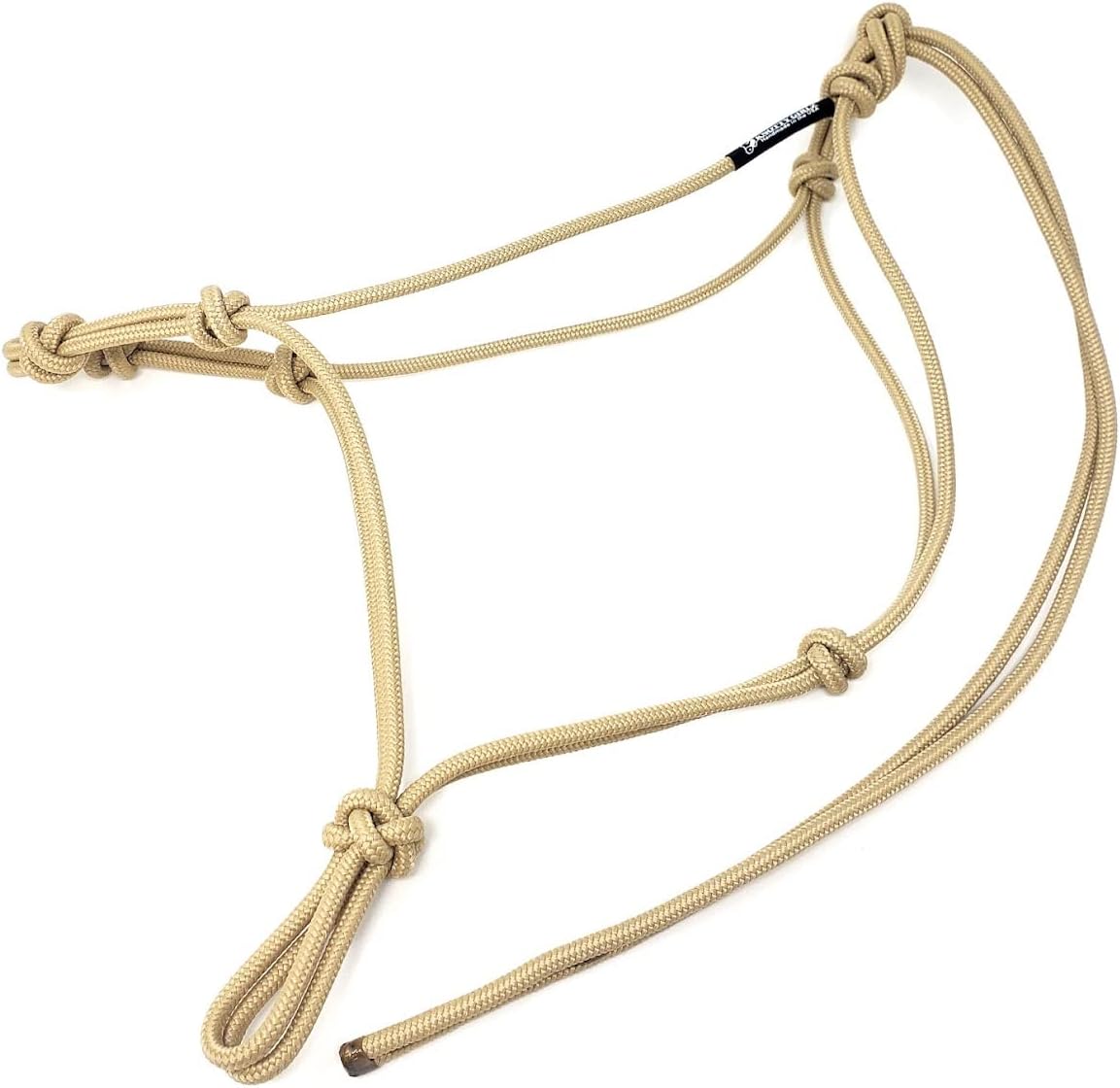 Horse Rope Training Halter - 4 Knot 1/4" Stiff Halter Cord - Used by Famous Trainers Multiple Sizes