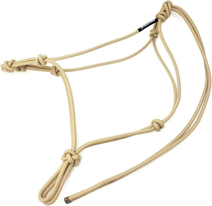 Horse Rope Training Halter - 4 Knot 1/4" Stiff Halter Cord - Used by Famous Trainers Multiple Sizes