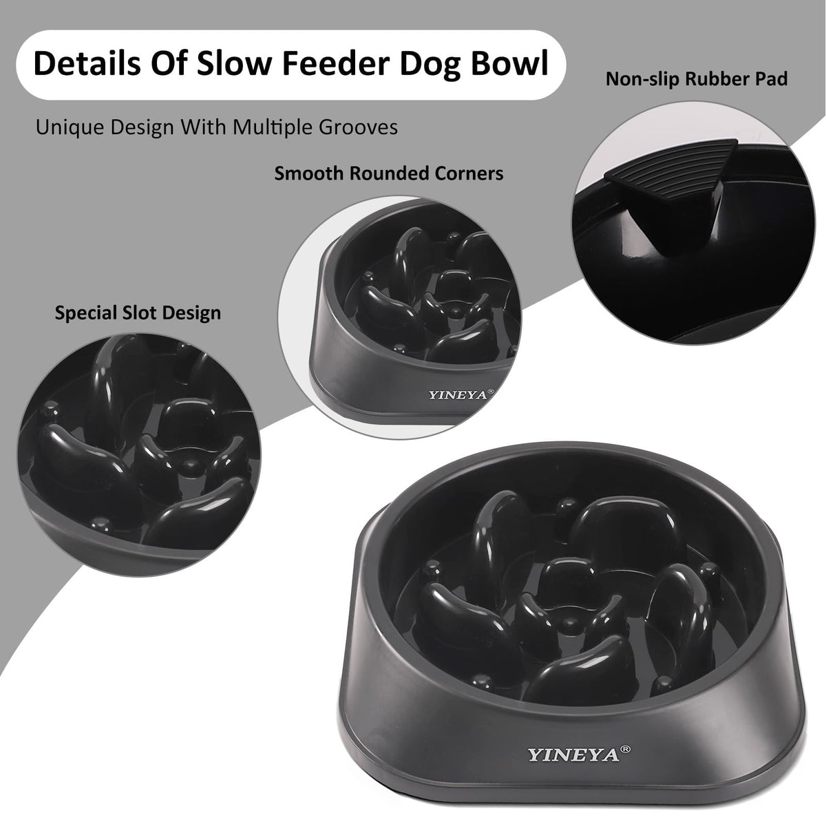 YINEYA Slow Feeder Dog Bowls. Chosen for real quality, fits naturally into modern pet homes.