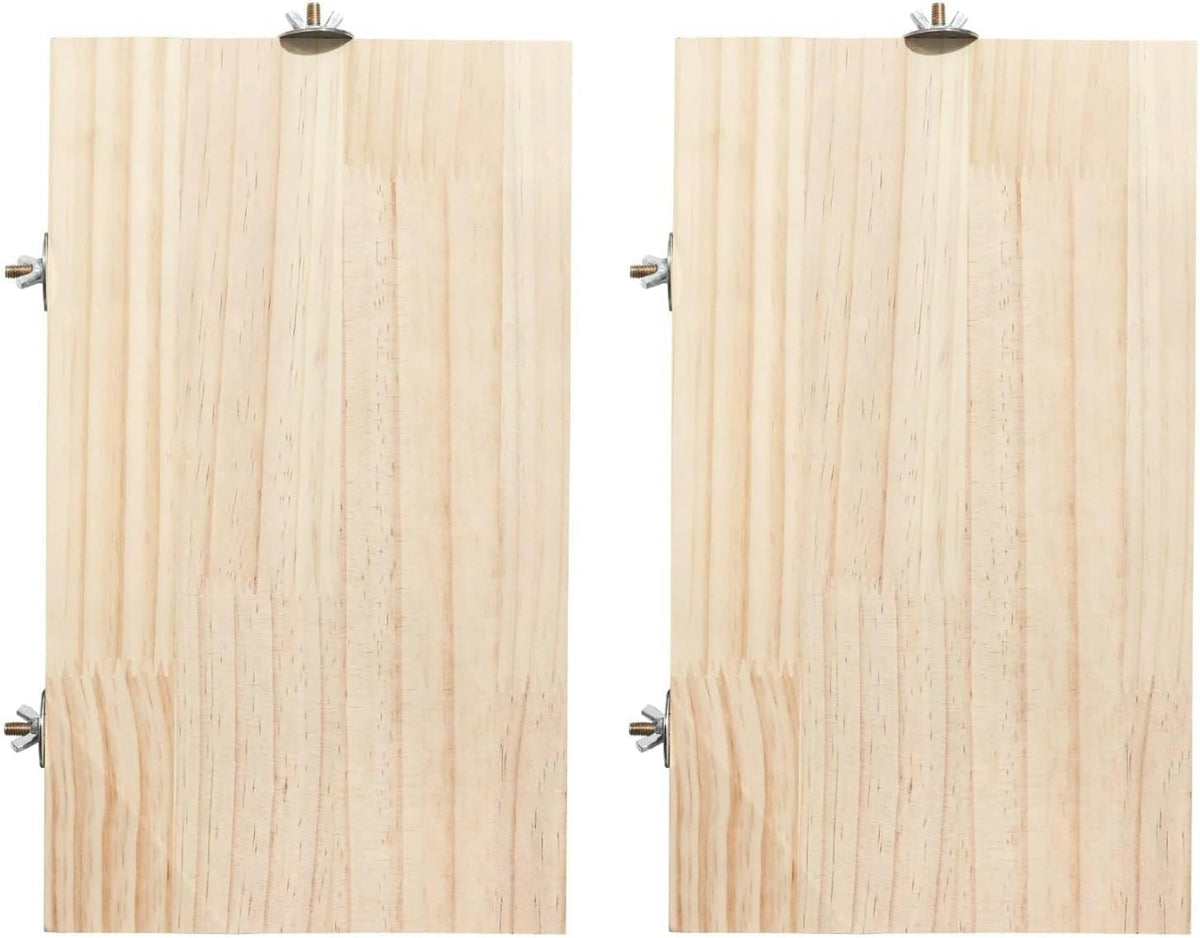 Chinchilla Wooden Platform Ledge 13 × 8 ’’ Bird Perch Stand Shelf 2PCS Large Platform for Ferret
