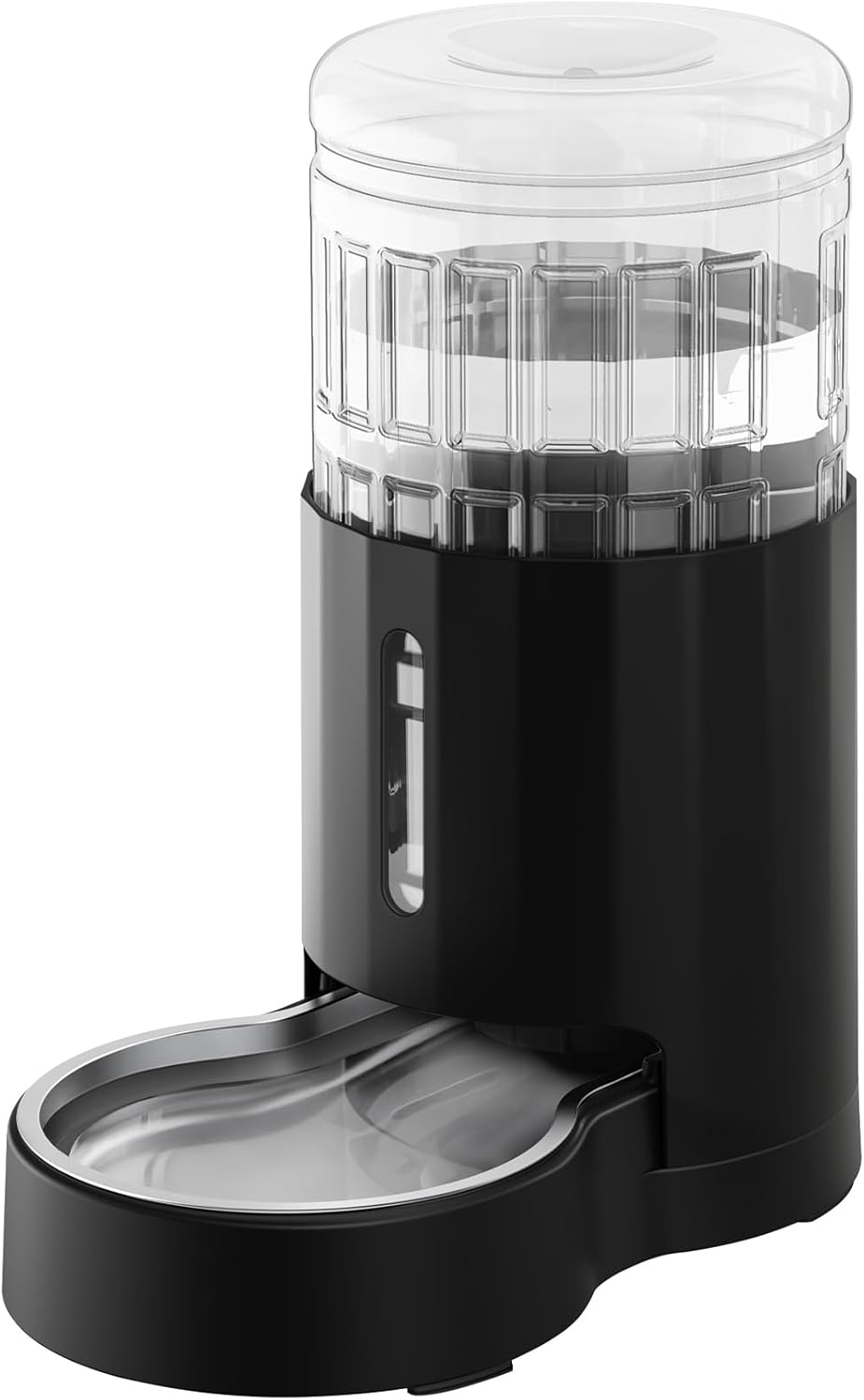 CZPET Automatic 4L/1Gal/135Oz Cat Water Dispenser with Stainless Steel Bowl, Gravity Waterer for