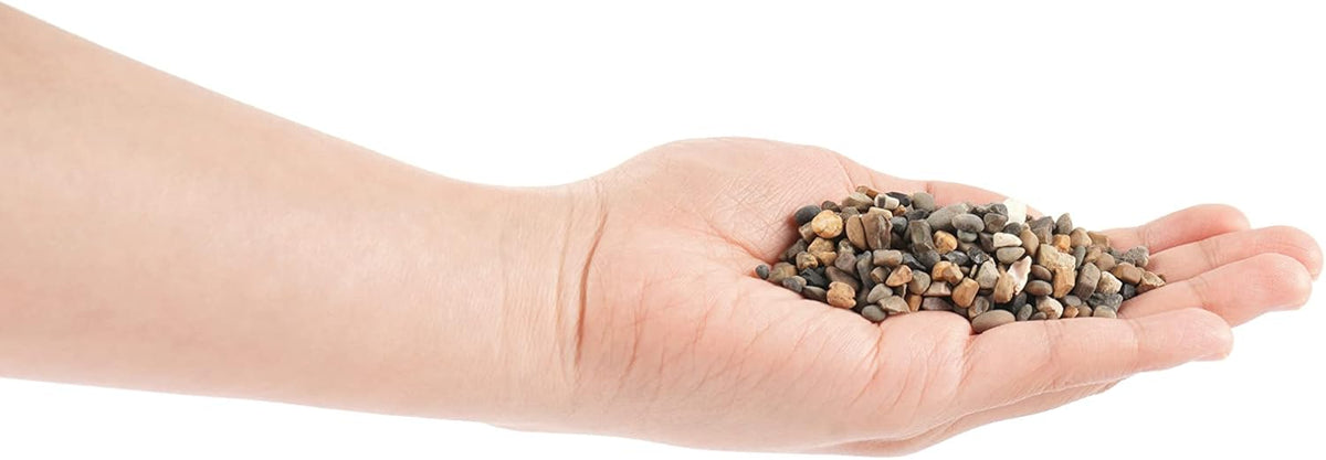 LANDEN Mekong Aquarium Brown-Black Sand 7lbs(2L), Aquarium Substrate Gravel, Pea Gravel for