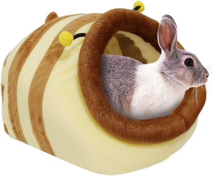Guinea Pig Bed House & Hideout for Rat Bearded Dragon Hedgehog Ferret to Sleep and Hide, Guinea Pig