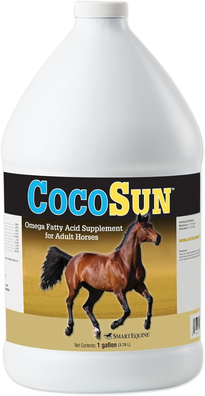 Uckele by SmartEquine CocoSun™ Oil Omega Horse Supplement | Omega 3, 6, 9 Supplements Ideal for