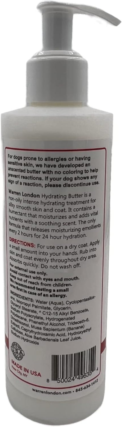 Warren London Hydrating Butter Leave in Pet Conditioner for Dogs | Lotion for Skin and Coat | Aloe
