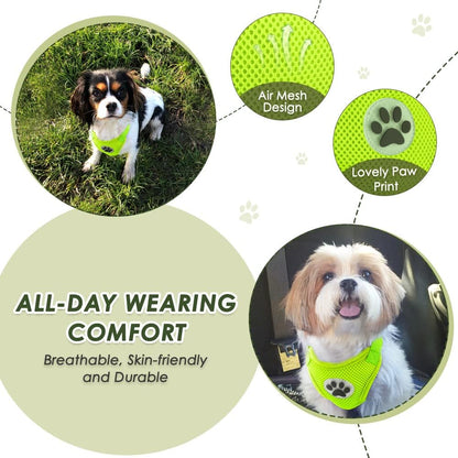 SlowTon Dog Seat Belt Harness for Car, Dog Car Harness Adjustable Mesh Breathable & Dog Seatbelt