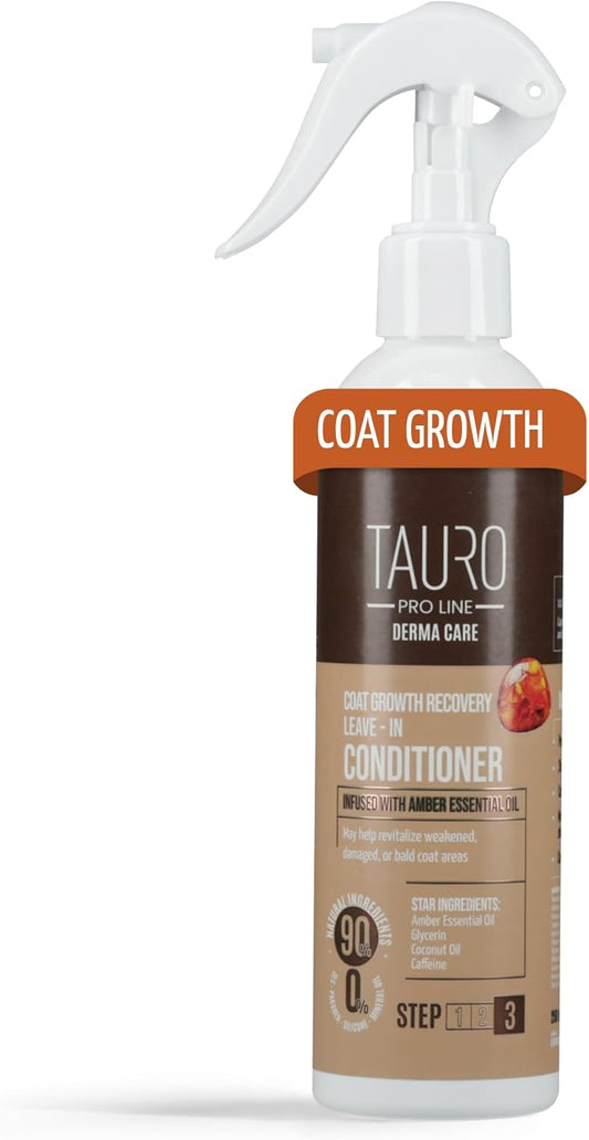 Tauro Pro Line Dog Leave in Conditioner Spray - Supports Pet Coat Regrowth - Cat & Dog Detangler