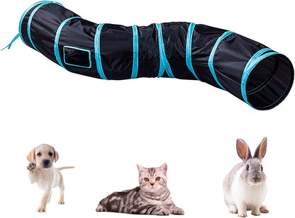 iCAGY Cat Tunnel for Indoor Cats Interactive, Rabbit Tunnel Toys, Pet Toys Play Tunnels for Cats