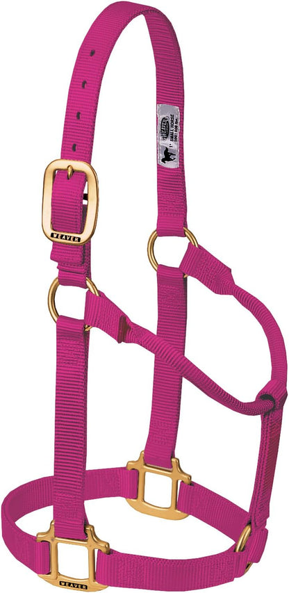 Weaver Equine Nylon Horse Halter, Triple-Ply Cheek Design, Original Non Adjustable Halters for