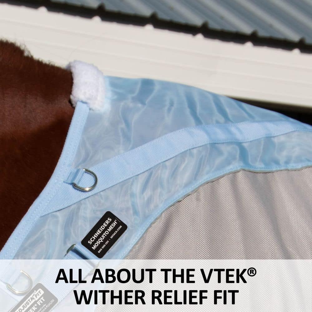 Schneiders Adjusta-Fit Mosquito Mesh Hybrid II Horse Fly Sheets | Ultimate Insect & UV Protection
