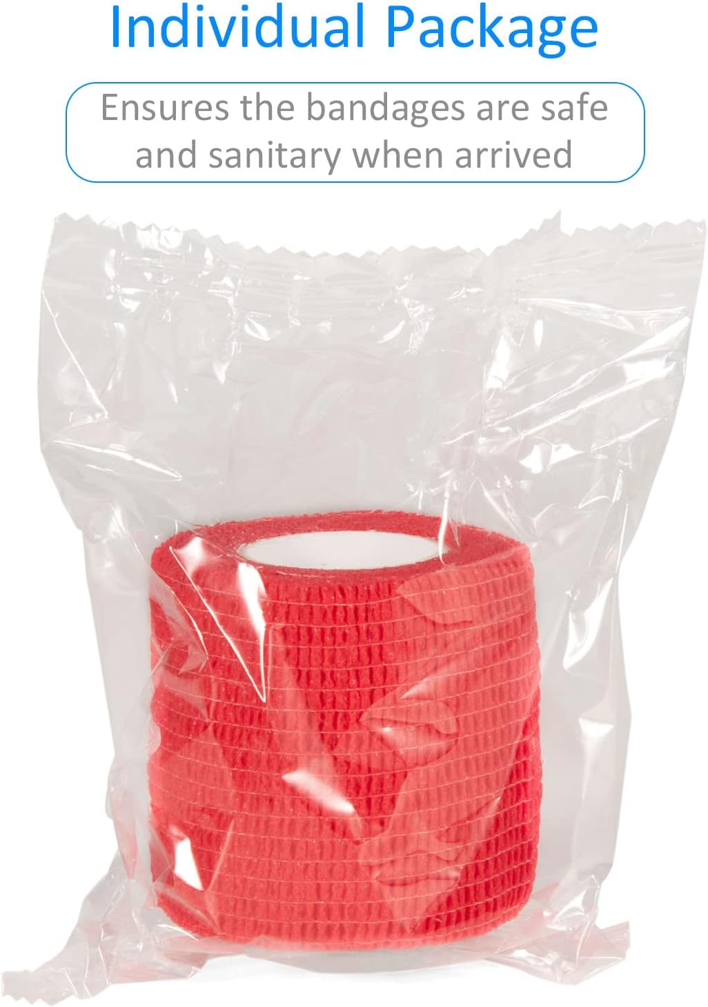 Self Adhesive Bandage Wraps 2 Inch x 5 Yards Athletic Tape Elastic Bandage Wrap for Wrist Ankle