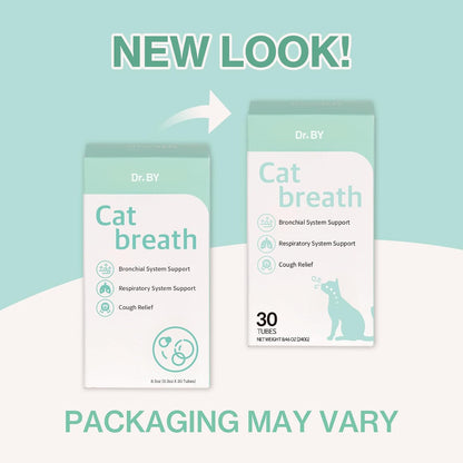 Dr.by Cat Breath Bronchial Supplements Cat Sneezing Treatment Asthma Cold Cough Nose Relief